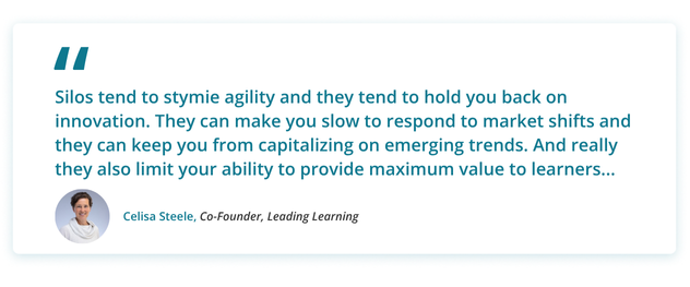 Silos tend to stymie agility